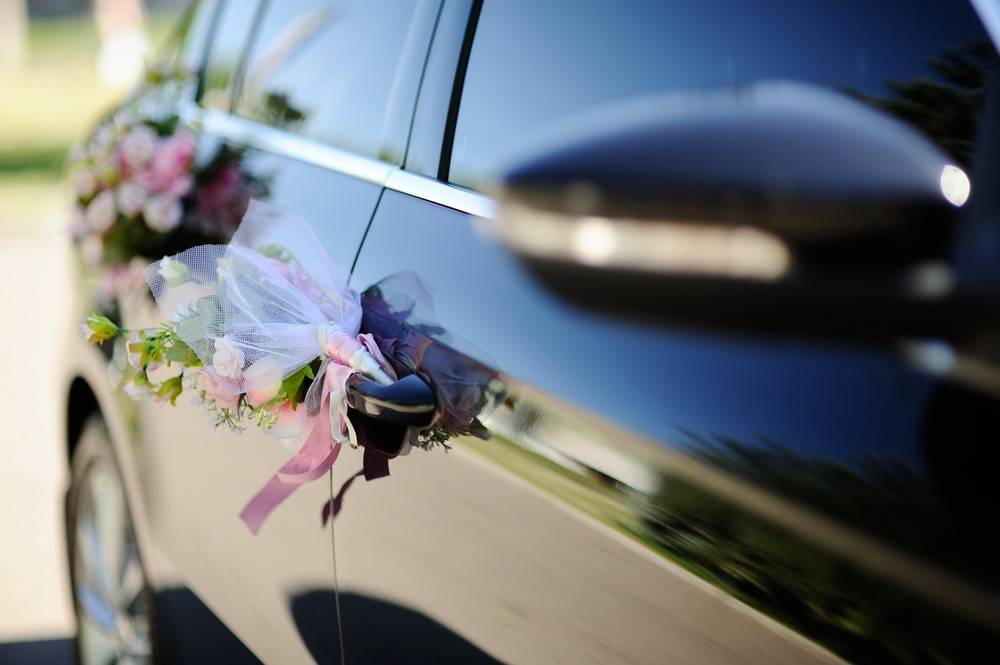 Décoration voiture mariage